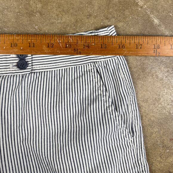 J.Crew Women’s Size‎ 8 Striped 100% Cotton Shorts Nautical Summer - Picture 7 of 10